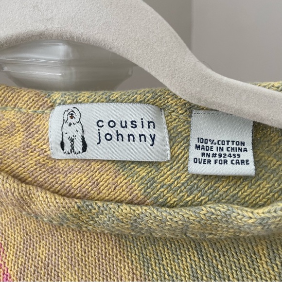 Cousin Johnny Anthropologie Poncho Shawl Wrap Vibrant Summer Stripe One Size - Picture 4 of 4